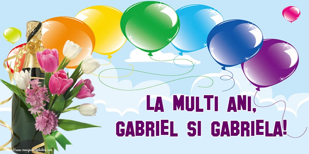La multi ani, Gabriel si Gabriela! - Felicitari onomastice de Sfintii Mihail si Gavril
