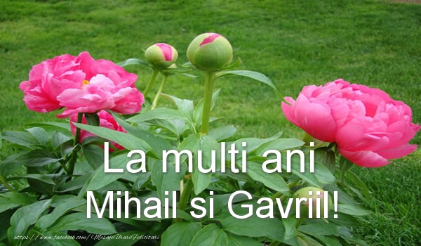 La multi ani Mihail si Gavriil! - Felicitari onomastice de Sfintii Mihail si Gavril