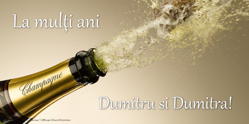 Dumitru si Dumitra - Felicitari onomastice de Sfantul Dumitru