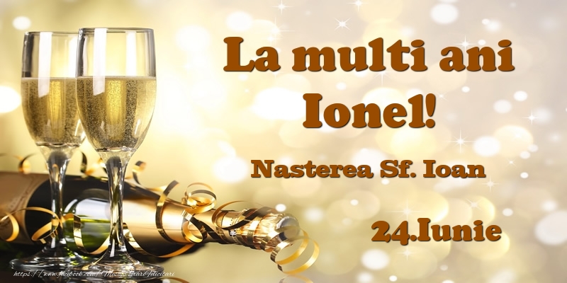24.Iunie Nasterea Sf. Ioan La multi ani, Ionel! - Felicitari onomastice