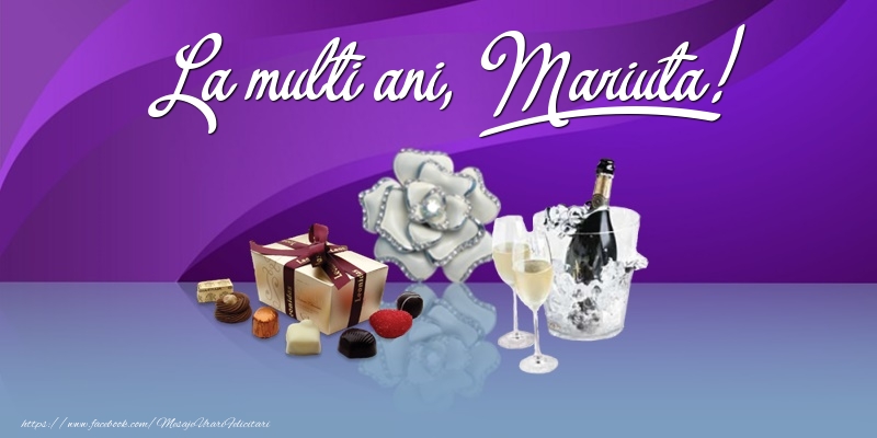 La multi ani, Mariuta! - Felicitari onomastice cu cadouri