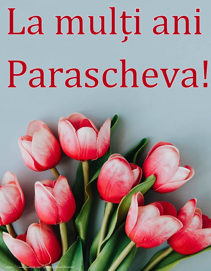 La mulți ani, Parascheva! - Felicitari onomastice cu flori