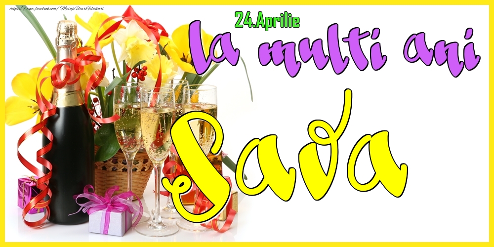 24.Aprilie - La mulți ani Sava! - - Felicitari onomastice